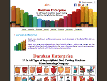 Tablet Screenshot of darshanenterprise.com